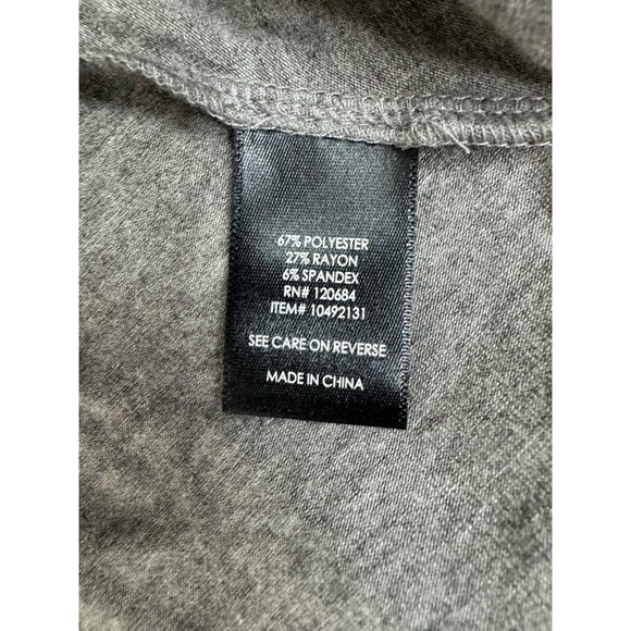 Torrid Gray Floral Print Soft Knit Summer Dress Size 4X 26 28 Spring Plus Size - Picture 4 of 5